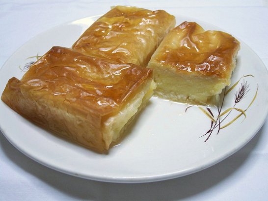 Custard Filled Pastry (Galaktoboureko)