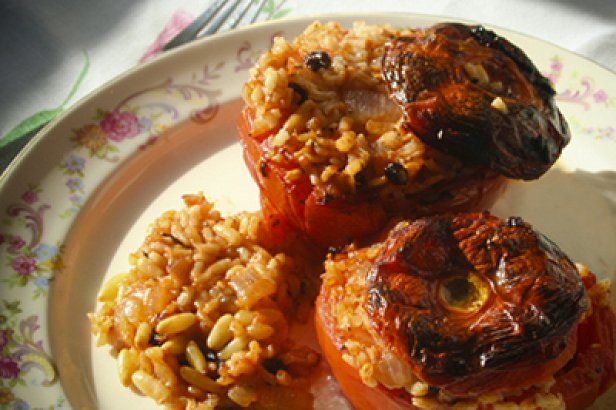 Stuffed Tomatoes and Peppers (Gemista)