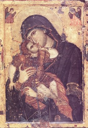 Virgin Mary Glykofilousa - Holy Monastery Filotheou