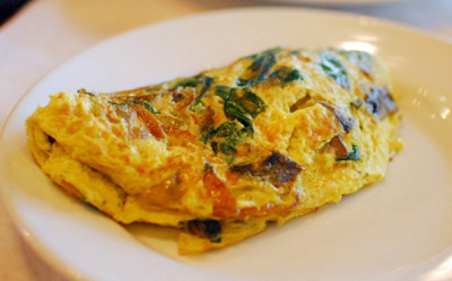 Omelette with Potatoes and Mushrooms