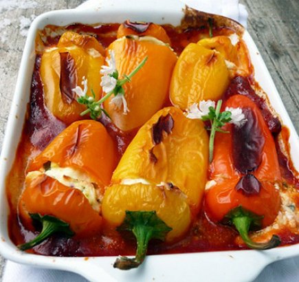 Stuffed Peppers with Mushrooms