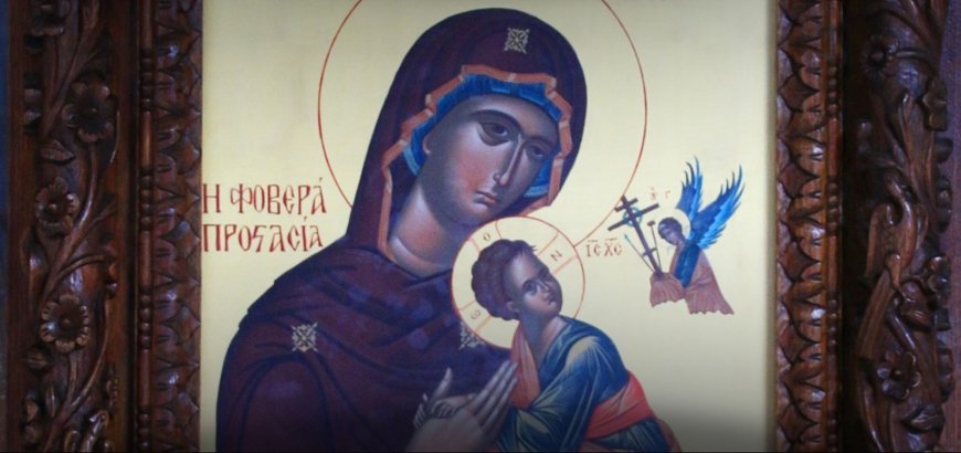 Virgin Mary the Formidable Protection on Mount Athos