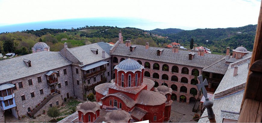 Holy Monastery of Koutloumousi: here is kept the miraculous icon of Panagia the Formidable Protection