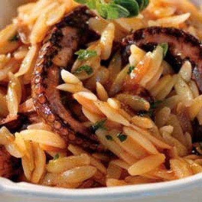 Orzo with Octopus