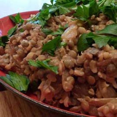 Mount Athos Lentils with Rice