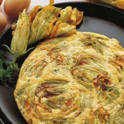 Zucchini Flowers with Eggs