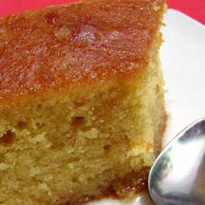 Cake Soated in Syrup (Revani)