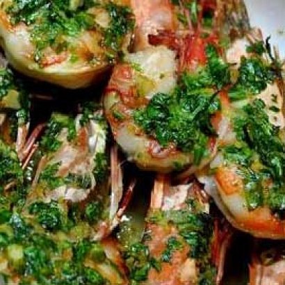 Shrimps with Garlic Oil