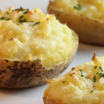 Stuffed Potatoes with Cheese