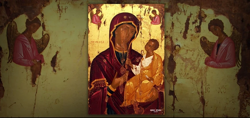 The Miraculous Icon of Virgin Mary Eleousa - Mercy Giving