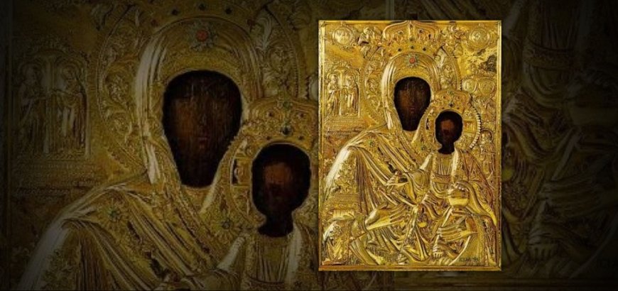 Virgin Mary Koukouzelisa Miraculous Icon on Mount Athos