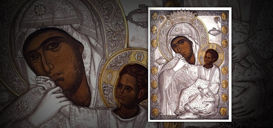 Virgin Mary Paramythia Miraculous Icon on Mount Athos