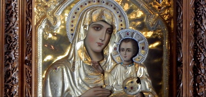 Virgin of Jerusalem Acheiropoieta Icon at the Tomb of Mary Gethsemane