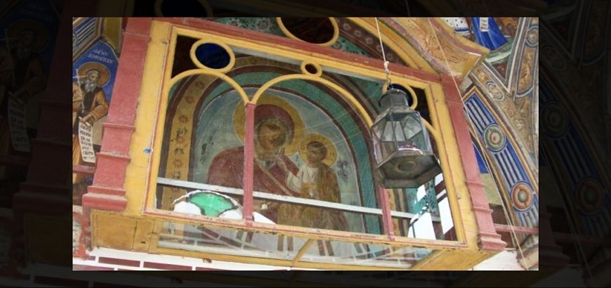 The Miraculous Icon of Panagia that was Shot on Mount Athos