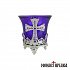 Standing Vigil Lamp with Cross Decoration (Small Size)