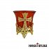 Standing Vigil Lamp with Cross Decoration (Small Size)
