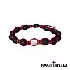 Monastic Bracelet with Lava Beads