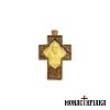 Wooden Byzantine Cross with Saint Paisios
