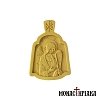 Small wood carved engolpion (panagia) with Archangel Michael