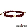 Red Bracelet with Agate Stones