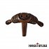 Walking Stick with Bending Grip Carved Decoration