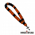 Prayer Rope with Orange and Black Beads