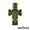 Silver Cross with Archangel Michael and Jesus Christ