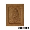 Wood Carved Icon of Saint Paisios the Athonite